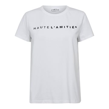 Haute L \' Amitié - Rub Logo Tee - White